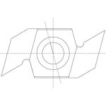 IGM Нож обратный N033 HWM - 34x16x7 Wood+