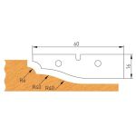 IGM Profilnazis frēzei F 60x16x2mm pro F632-182