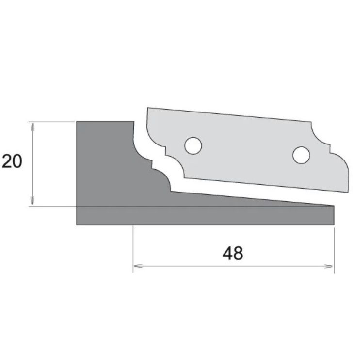 IGM Profile cutter for F631 - type A, top