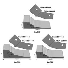 IGM Profilnazis frēzei type B for F634, bottom 2