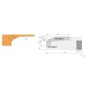 IGM Profile cutter for F633,19x12x1,5 bottom