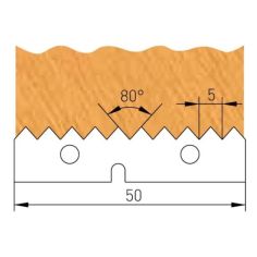 IGM Нож профильный для фрезы 50х12х1,5мм для F621