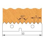 IGM Нож профильный для фрезы 50х12х1,5мм для F621
