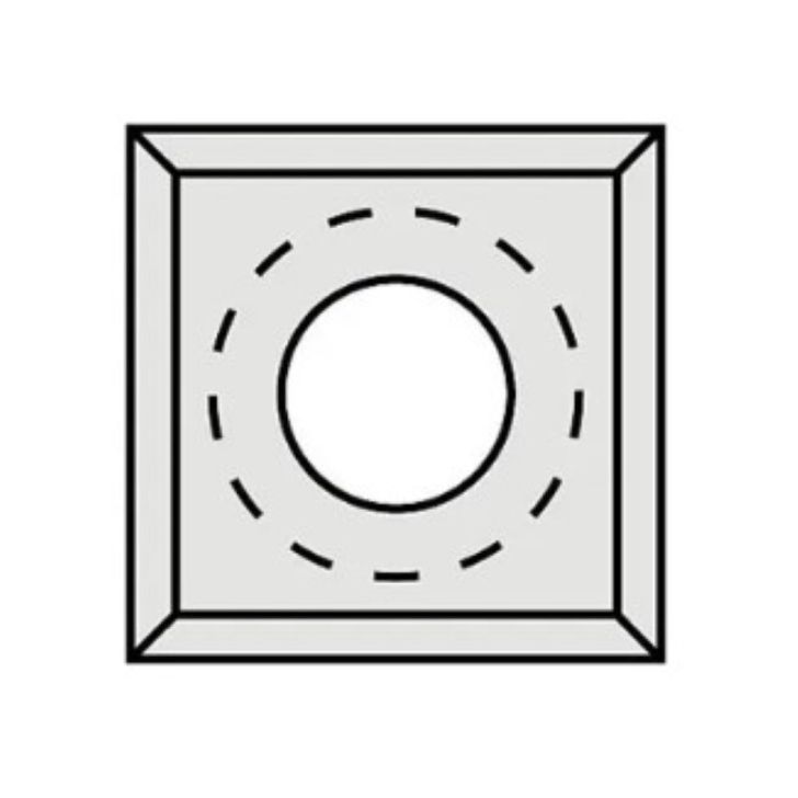 CMT Profile knife for router - 14x14x2mm LaminoMDF