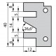 IGM Profilnazis frēzei for 641 - profile C, 40x26x2 mm