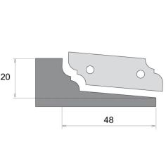 IGM Profile cutter for F631 - type A, bottom
