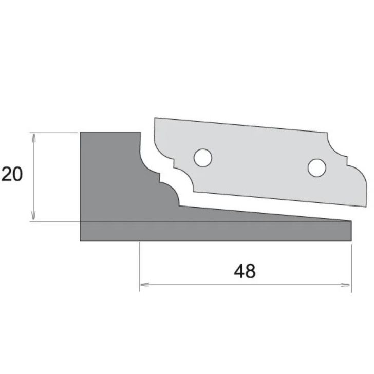 IGM Profile cutter for F631 - type A, bottom