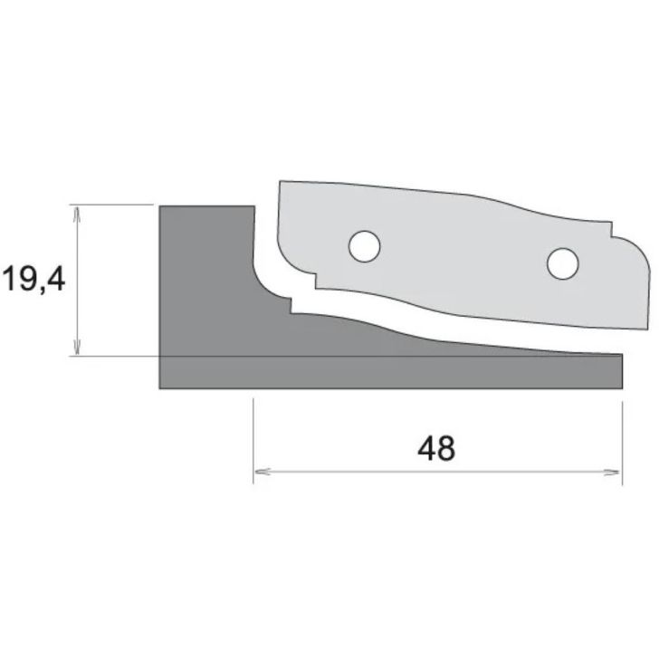 IGM Profile cutter for F631 - type B, top