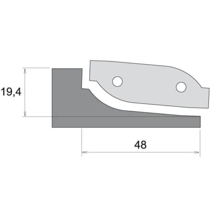 IGM Profile cutter for F631 - type C, bottom