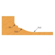 IGM Profile cutter for F633, 59x12x1.5, top 2