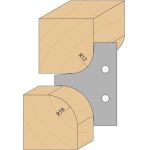 CMT Profile knife for milling for C694004 - Pair of Knives R-12+18 mm