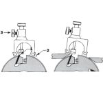 CMT magnetic planer knife setting jig, 2pcs/pack