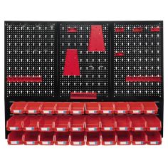 Metal shelf for tools (52 pcs.) 2