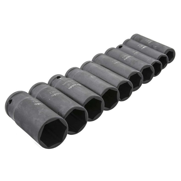 Socket wrench set 1/2”, 10 pcs., IMPACT