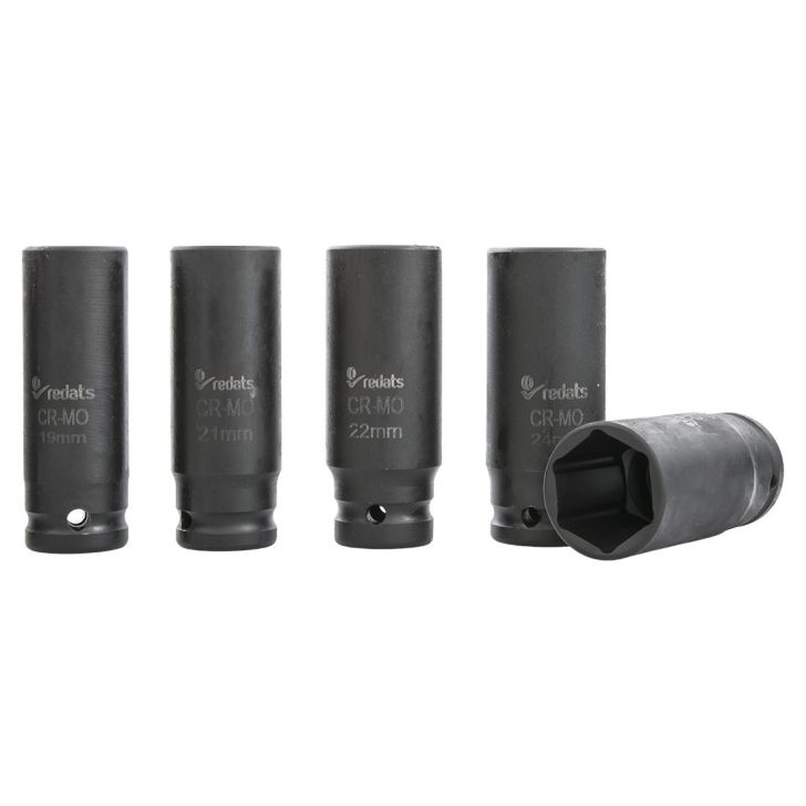 Socket wrench set 1/2”, 10 pcs., IMPACT