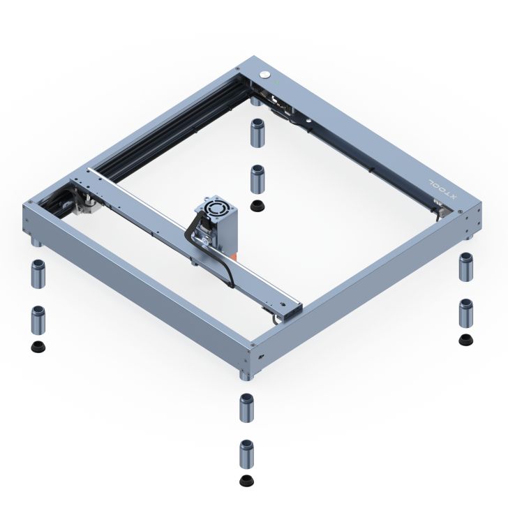 xTool D1 Pro 10W - Augstākas precizitātes diodes DIY lāzergravēšanas un griešanas mašīna