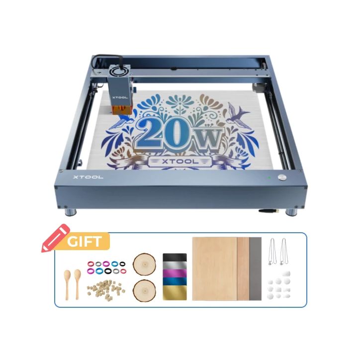 xTool D1 Pro 20W - Higher Precision Diode DIY Laser Engraving and Cutting Machine