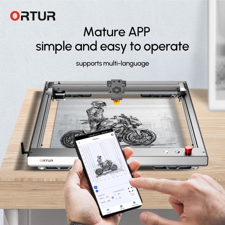Ortur Laser Master 3 - Laser engraving and cutting machine - 10W