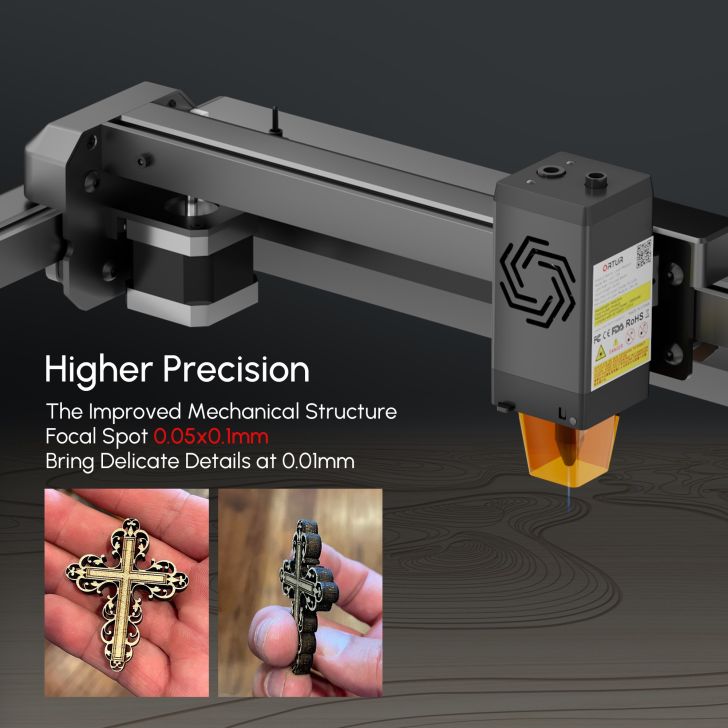 Ortur Laser Master 3 - Laser engraving and cutting machine - 10W