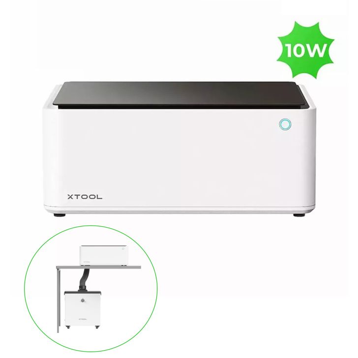 xTool M1 10W — Настольный гибридный станок для лазерной и ножевой резки