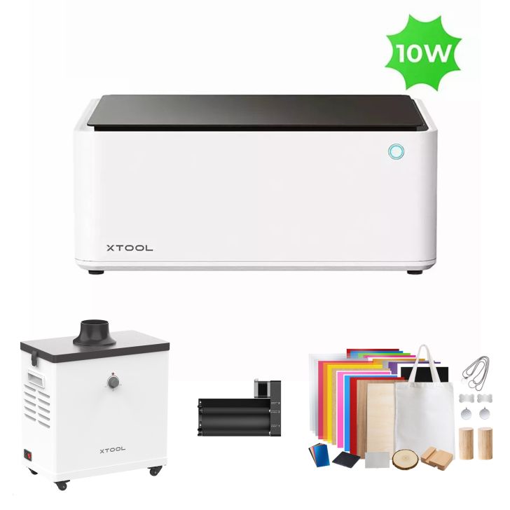 xTool M1 10W — Настольный гибридный станок для лазерной и ножевой резки