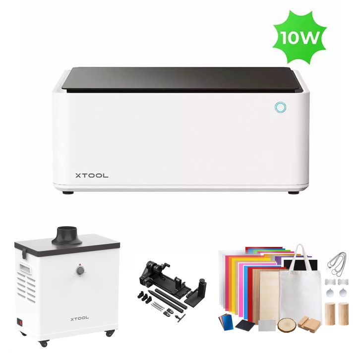 xTool M1 10W — Настольный гибридный станок для лазерной и ножевой резки