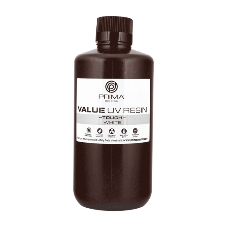 PrimaCreator Value Tough UV Resin (ABS Like) - 1000 ml - White