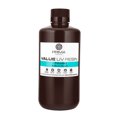 PrimaCreator Value Tough UV Resin (ABS Like) - 1000 ml - Aqua Blue