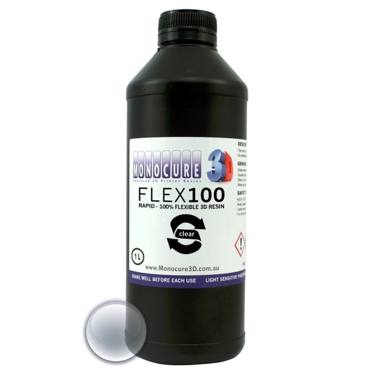 Monocure 3D Rapid FLEX100 Resin - 1 liter - Clear