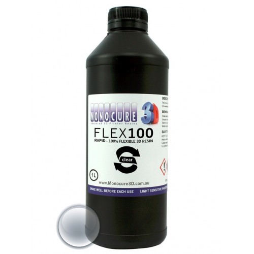 Monocure 3D Rapid FLEX100 Resin - 1 liter - Clear