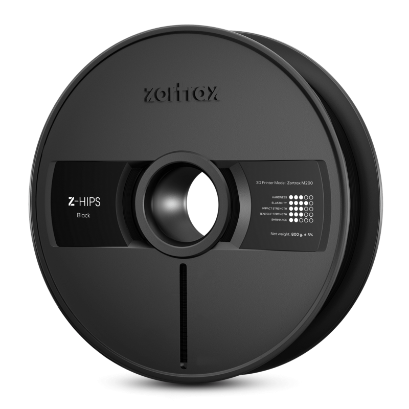 Zortrax Z-HIPS Filament - 1.75mm - 800g - Black