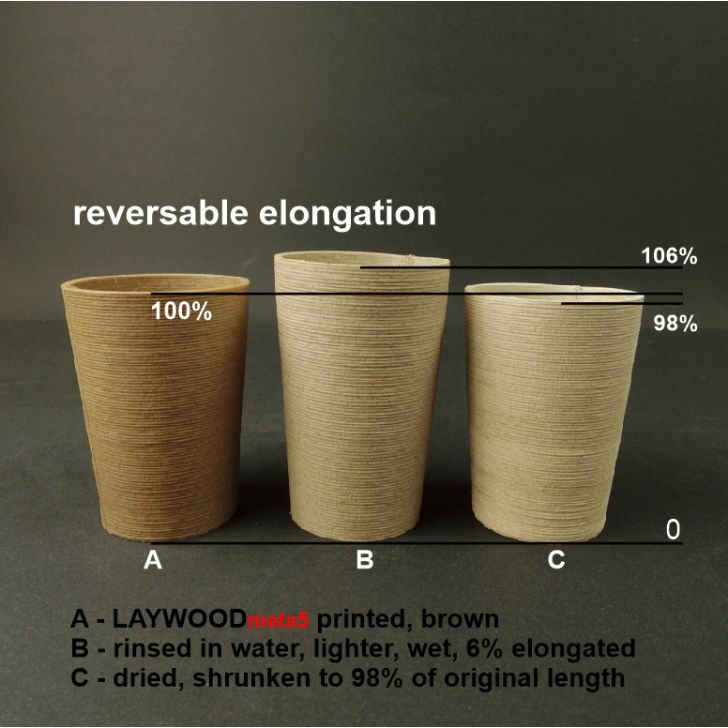 LayFilaments LAYWOODmeta5 Filament - 2.85mm - 250 g