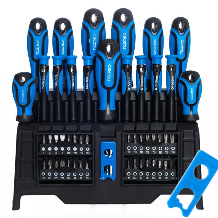 Screwdriver and bit set 50 pcs