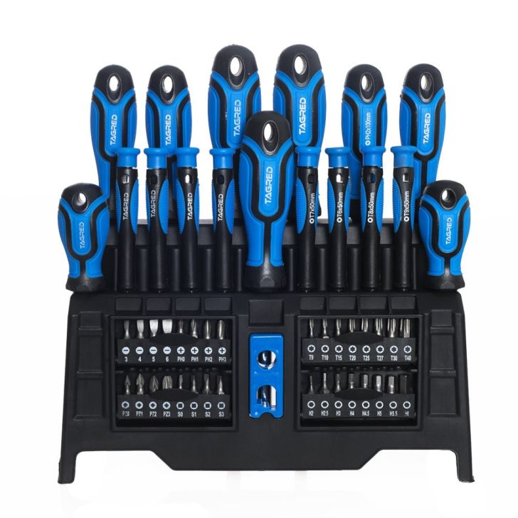 Screwdriver and bit set 50 pcs