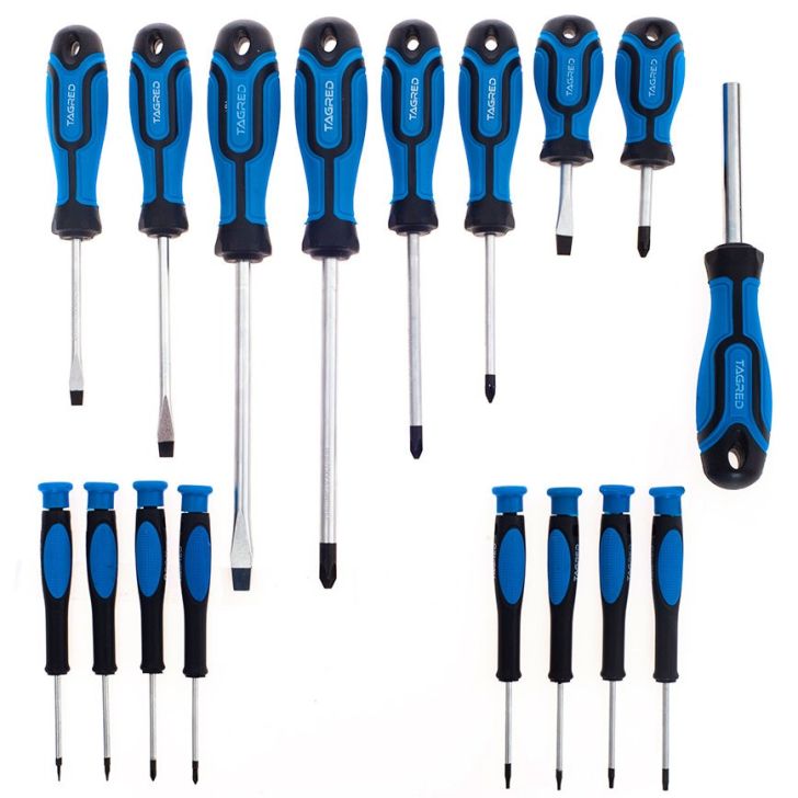 Screwdriver and bit set 50 pcs