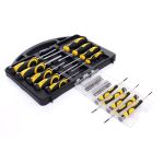 Screwdriver and bit set 34 pcs