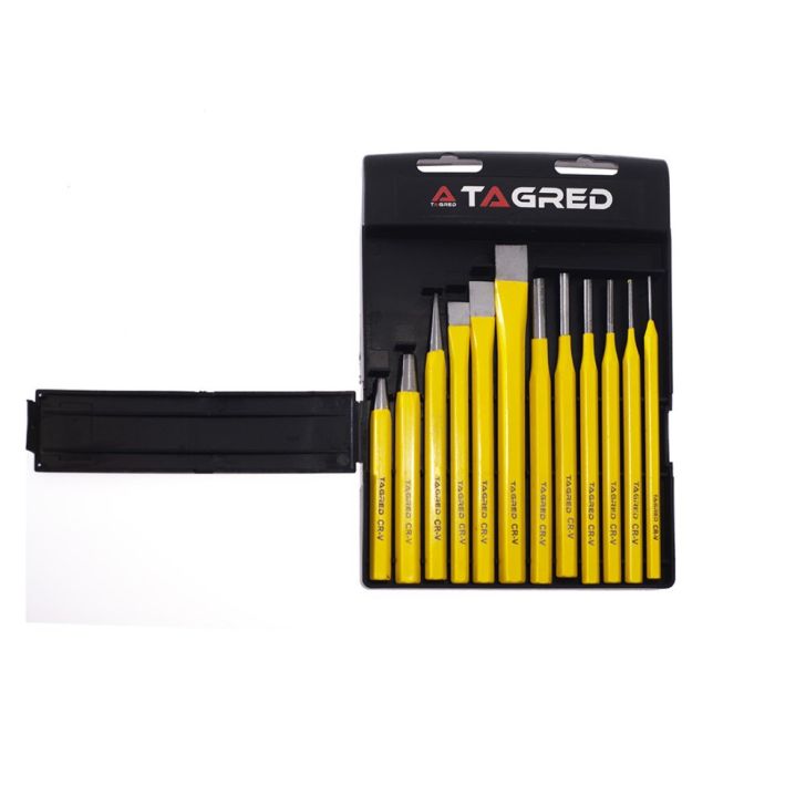 Forged punches, punch set of 12 pieces.