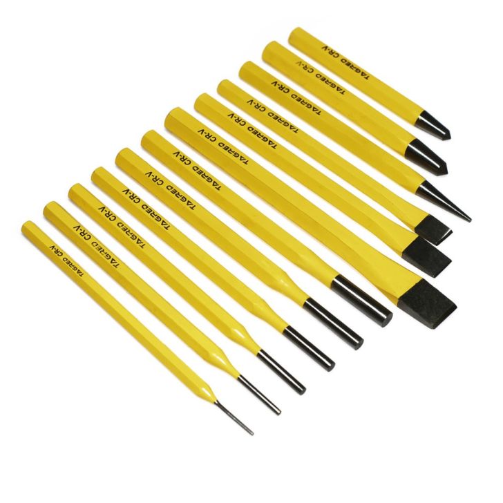 Forged punches, punch set of 12 pieces.