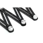 Veidne, lineāls, veidne caurumu marķēšanai uz plakanām virsmām, flīzes, 12 elementu flīzes