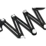 Шаблон, линейка, шаблон для разметки отверстий на ровных поверхностях, плитке, 12-элементной плитке