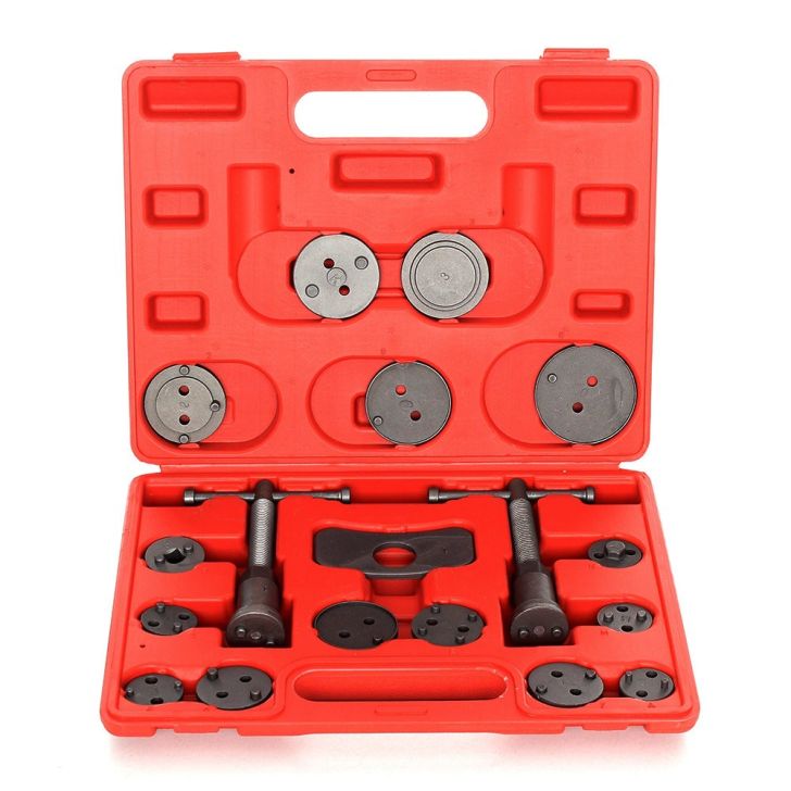 Repair kit for pressing brake pistons 18 pcs. + suitcase