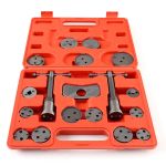 Repair kit for pressing brake pistons 18 pcs. + suitcase