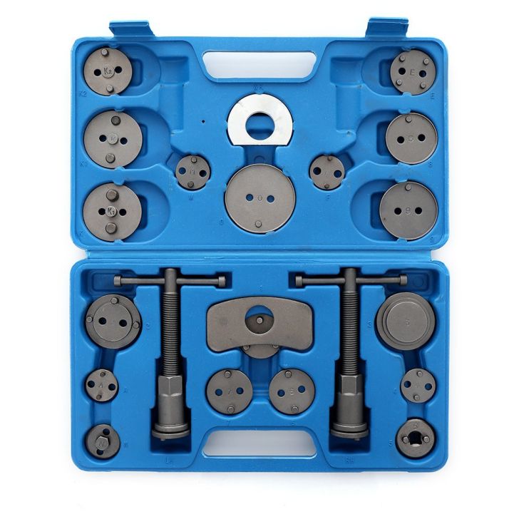 Repair kit for pressing brake pistons 22 pcs. + suitcase