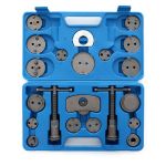Repair kit for pressing brake pistons 22 pcs. + suitcase