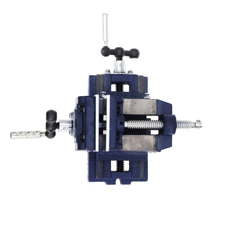 Machine vice, cross, two-axis, 75mm