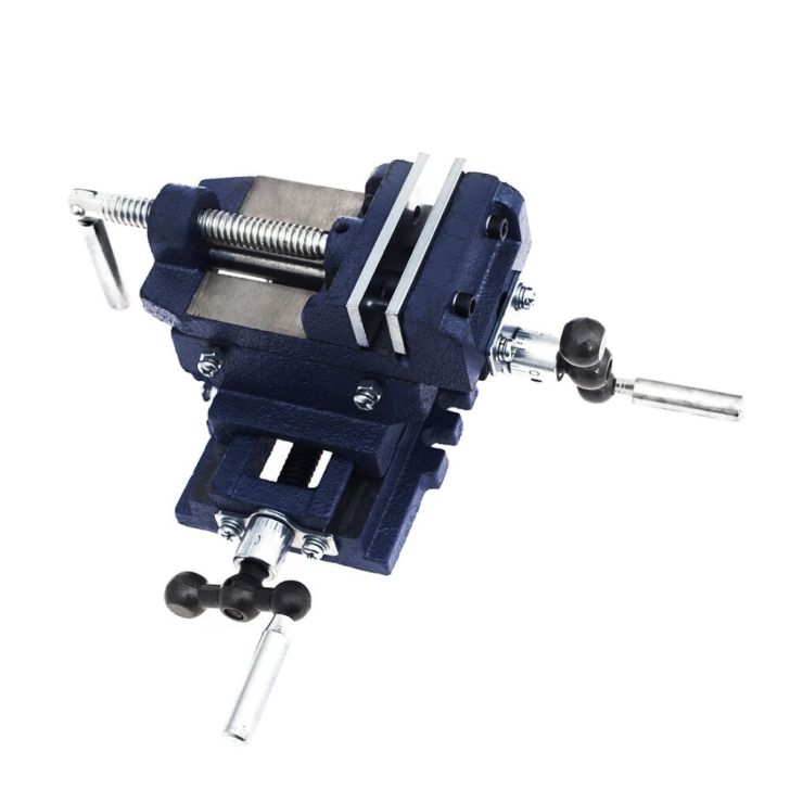 Machine vice, cross, two-axis, 75mm