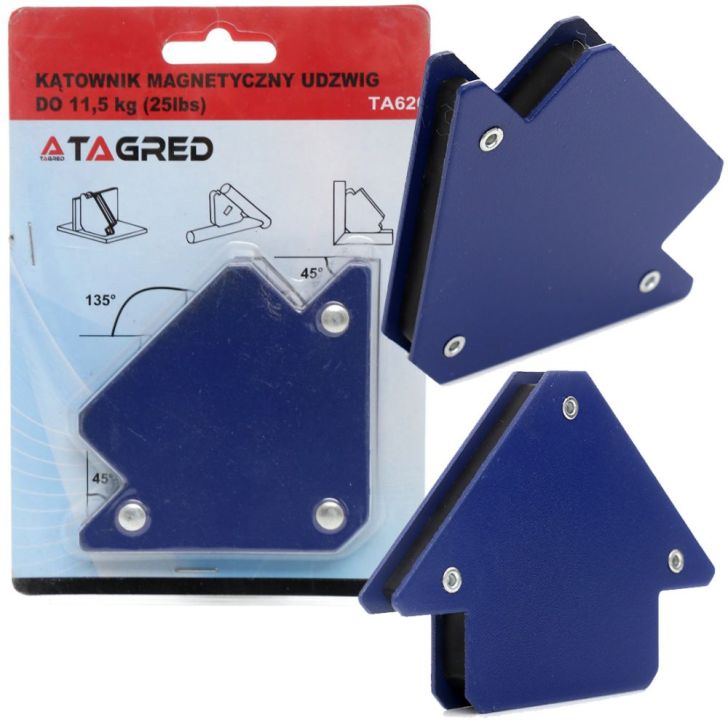 Magnetic square load capacity up to 11.5 kg