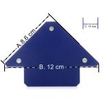 Magnetic square load capacity up to 11.5 kg