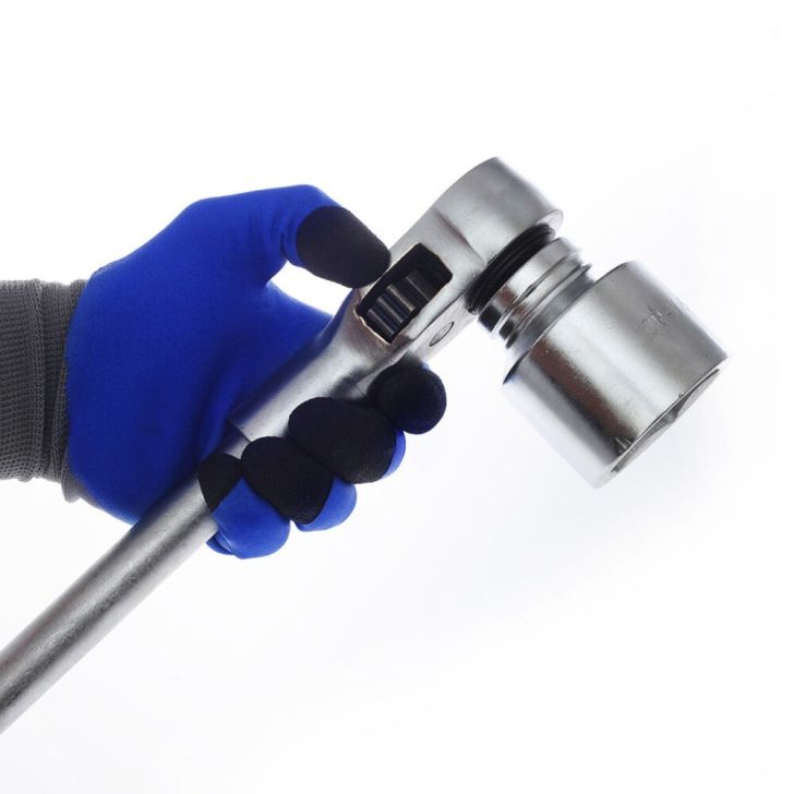 Ключи гаечные 6-гранные 3/4" кованые CRV 21 шт. TIR, под трещотку, большие головки