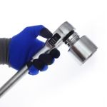 Wrenches 6 points 3/4" forged CRV 21 pcs. TIR, ratchet, large sockets